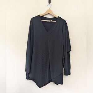 Soft Surroundings Madeline Layered Tunic Top Lagenlook Cozy